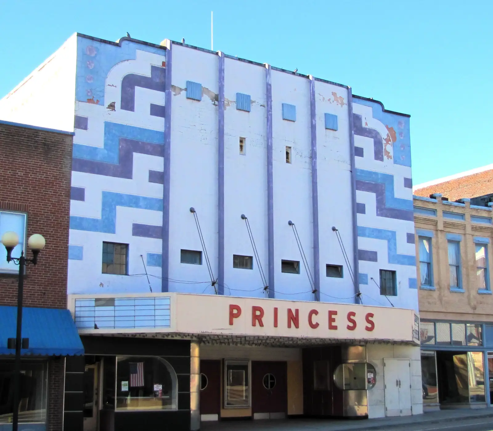 The Princess Theatre on Roane Street in Harriman